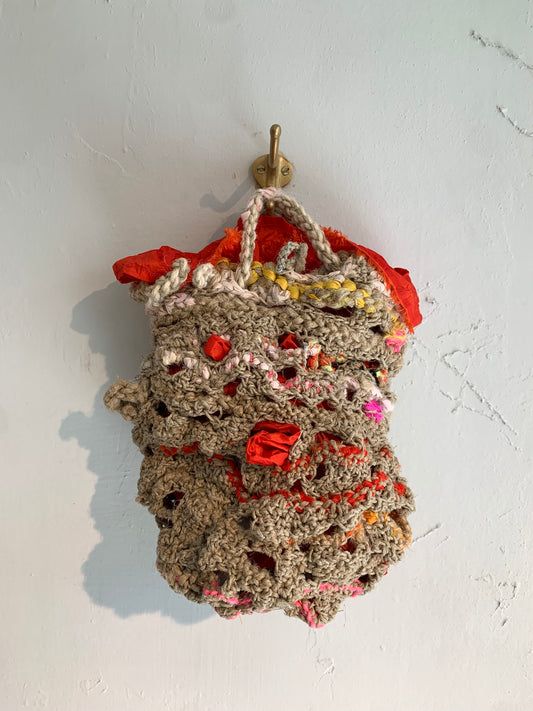 Daniela Gregis borsa crochet bag sabbia